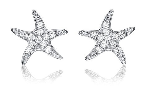 Strieborne-nausnice-morske-hviezdice