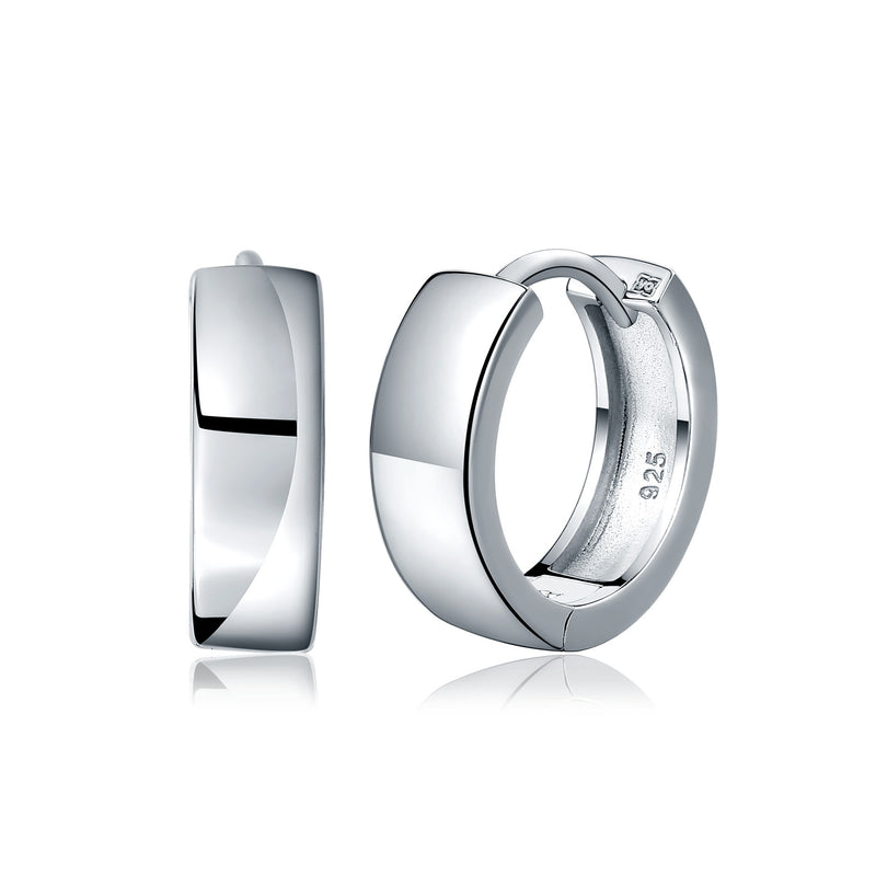 hladke-strieborne-nausnice-kruhy-bez-zirkonov