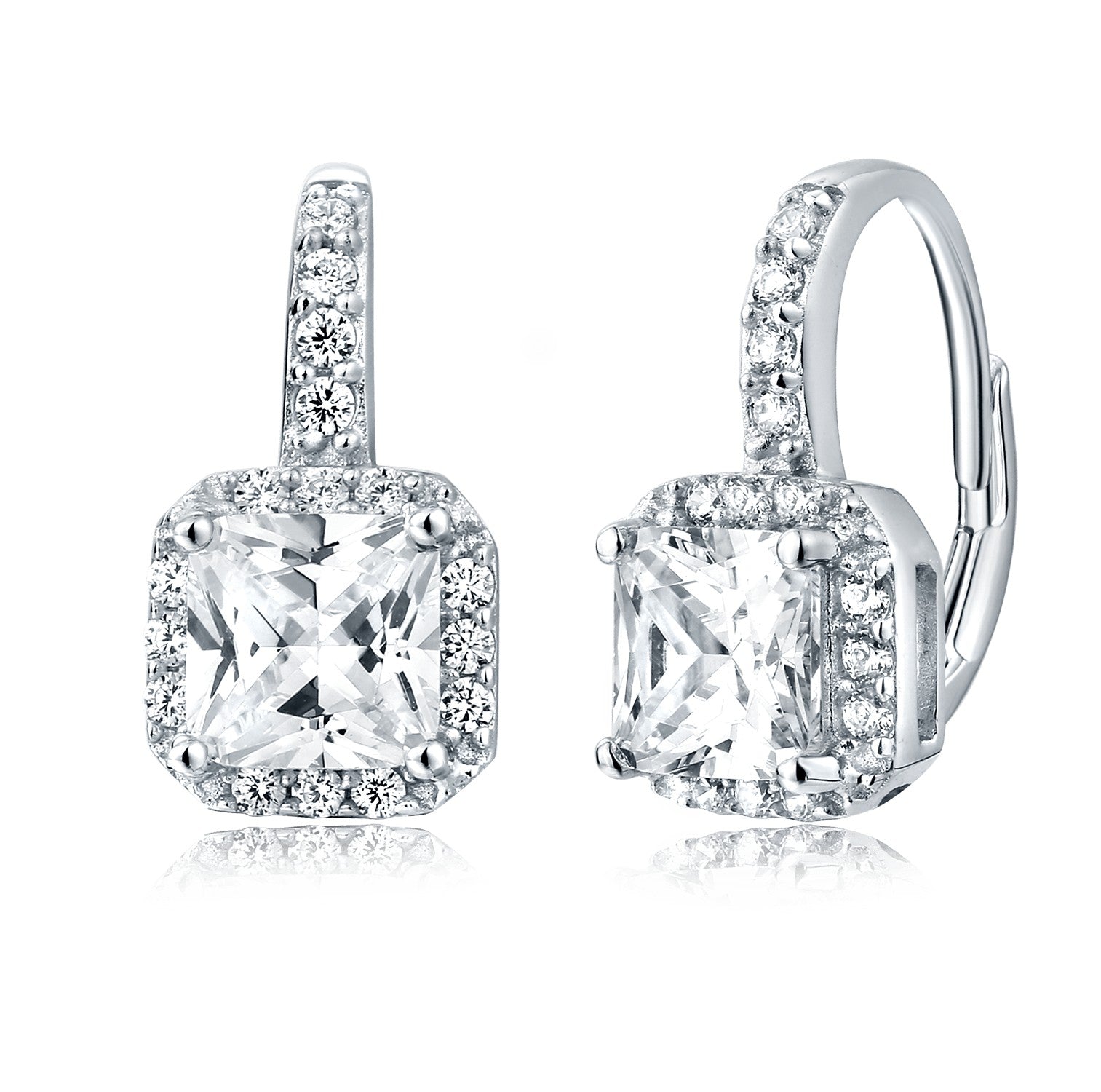 damske-strieborne-nausnice-s-klapkovym-zapinanim