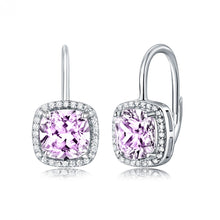 krasne-strieborne-nausnice-s-ruzovym-zirkonom