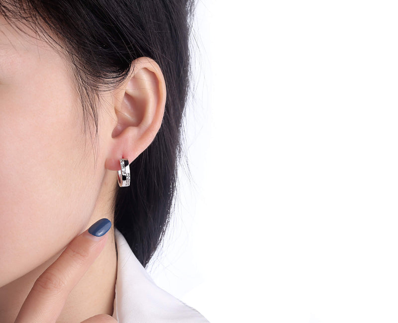 Strieborné náušnice