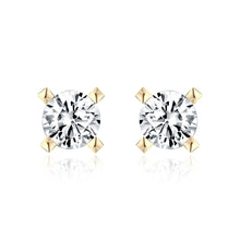 Zlaté náušnice šróbovacie