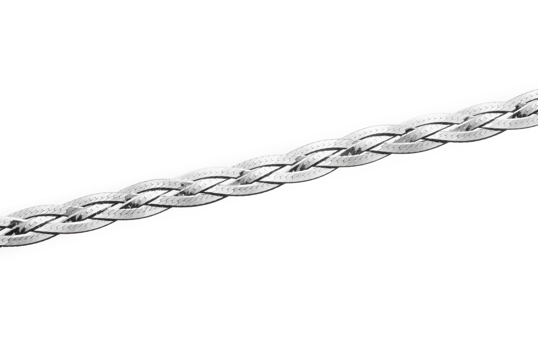 strieborny-naramok-pleteny