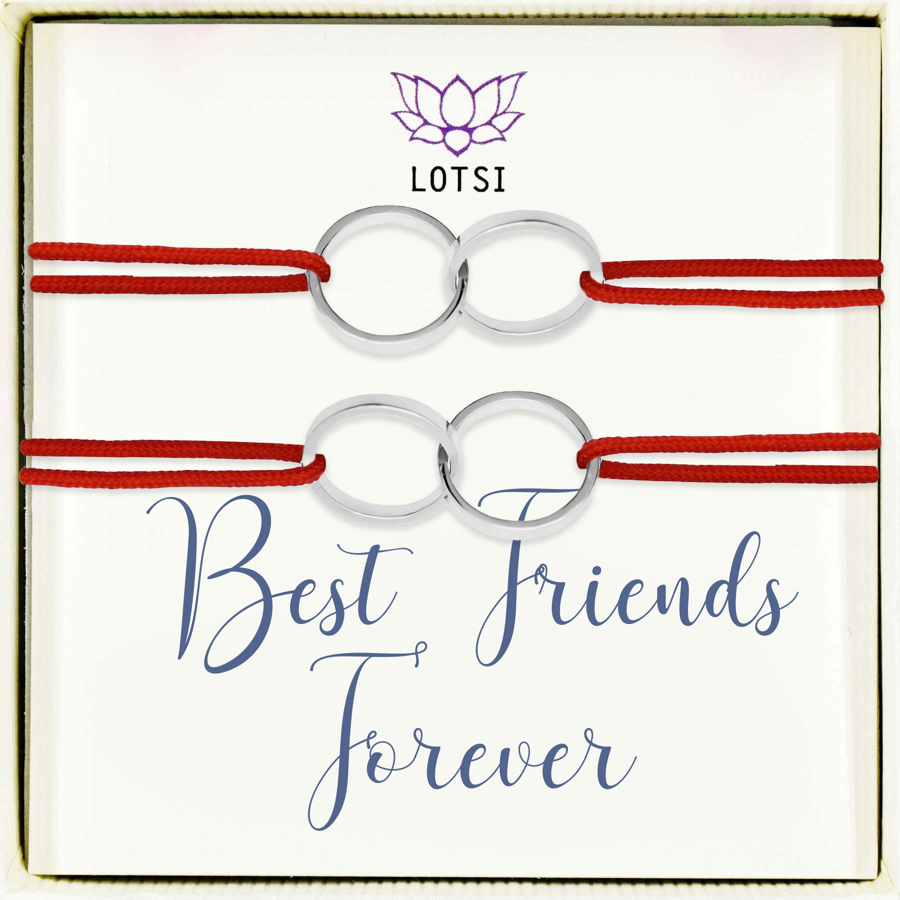 Strieborné náramky Best Friends