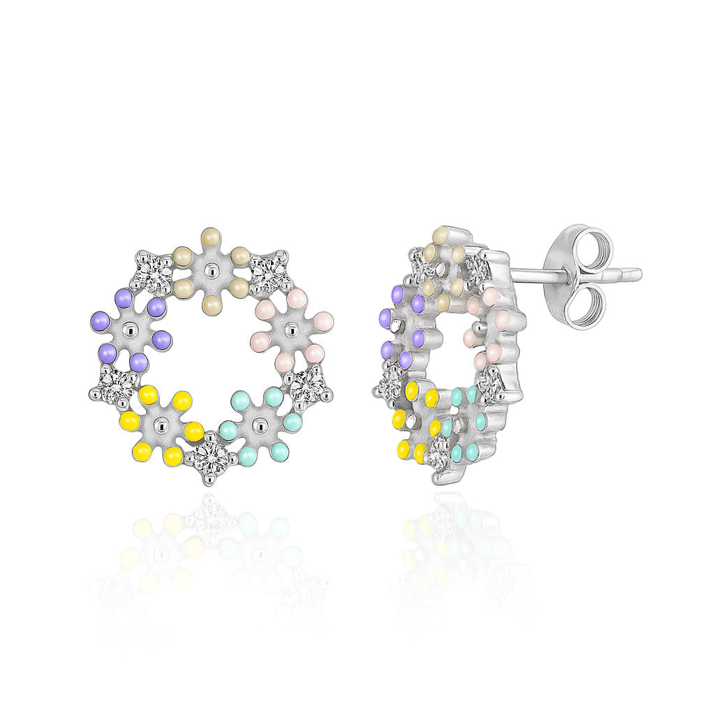 Strieborné náušnice