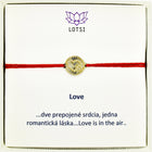 Zlatý náramok Love