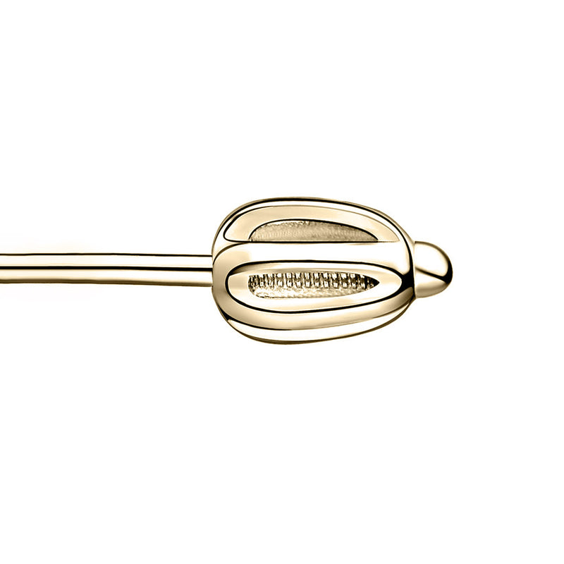 Zlaté náušnice šróbovacie