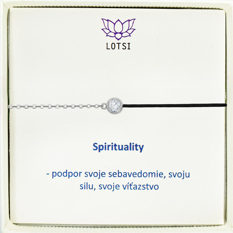 Strieborný náramok Spirituality