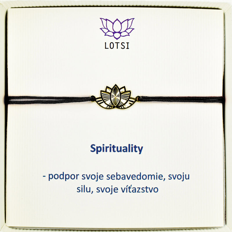 Zlatý náramok Spirituality