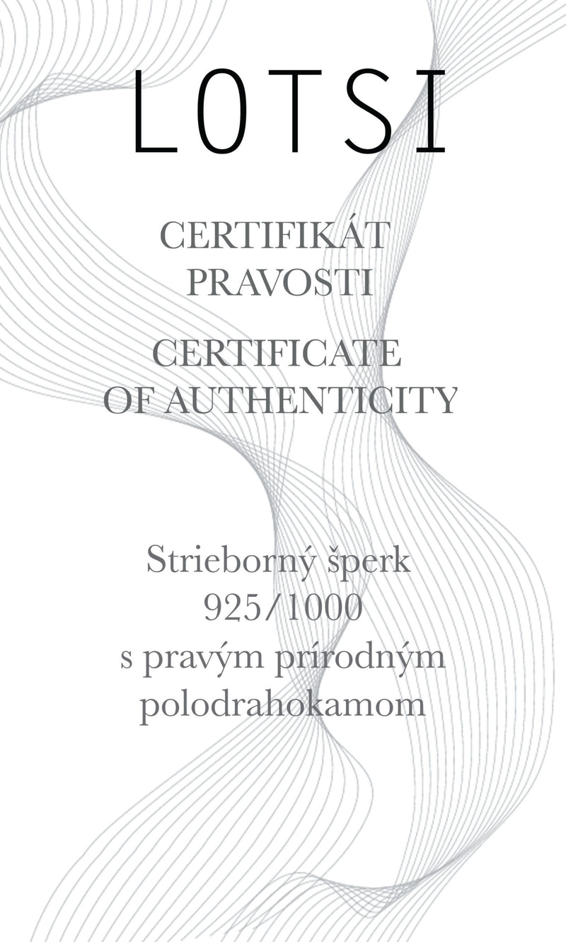 Strieborný náramok s polodrahokamami