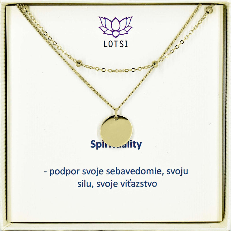 Strieborná retiazka Spirituality